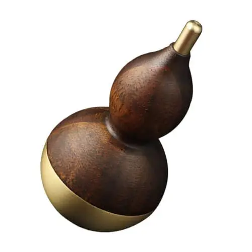 Produktbild: DECHOUS Kupfer Walnuss Holz Tumbler Kürbis Handwerk Tuerware Kreative Artware Desktop Decor