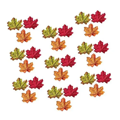 Produktbild: DECHOUS 300st Geigenblatt Feigenbaum Künstlich Herbstdeko Künstliche Palmblätter Kreatives Ahornblatt Herbstblatt Für Fotorequisiten Herbst Ahornblatt Mehrfarbige Blätter Hochzeit Violine