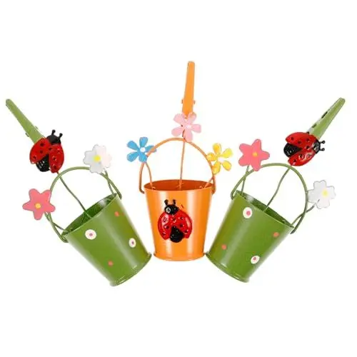 Produktbild: DECHOUS 3Stücke Blumen Tischkartenhalter Kreative Platzkartenständer Für Partydisplays Memo Clips Für Schreibtischdekoration Und Veranstaltungsbedarf Zufällige