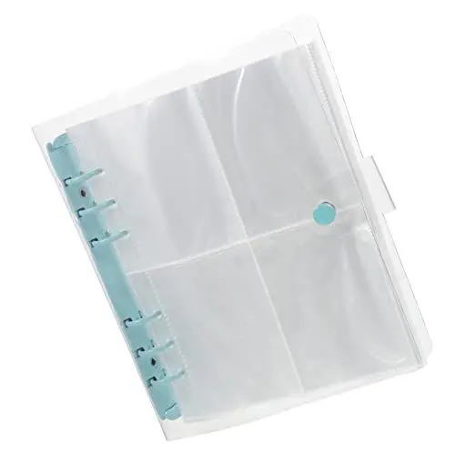 Produktbild: DECHOUS 3-Zoll-fotoalbum Fotoalbum Für Fotokartenmappe Bindemittel Album-Cover-Rahmen Sammelalbum Fotoalbum Kleine Fotoalben Fotoalbumseiten Bücher Gästebuch Zur Babyparty Metall Sky-Blue