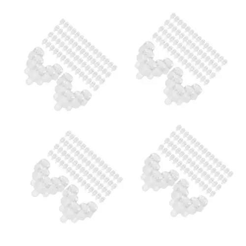 Produktbild: DECHOUS 4 Sätze Schraube Aus Acryl Acryl-befestigungsmischung Klares Acryl-hardware-kit Acrylschraube Acryl-bolzen- Und Mutternpaket Verbindungsschrauben Transparent 100 Stück * 4