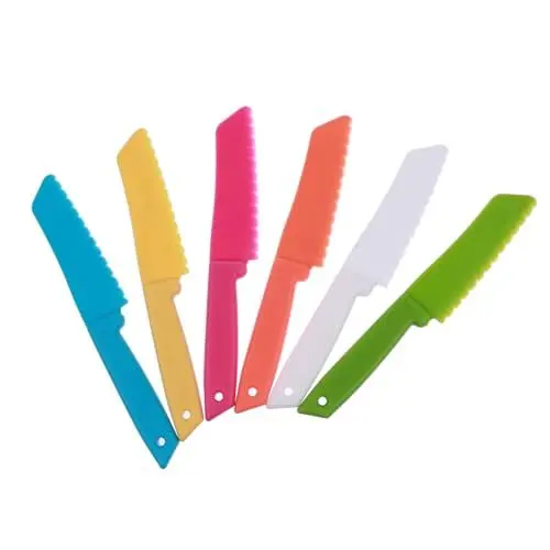 Produktbild: DECHOUS 6pcs Kinder Set En Cutter Kleinkind Küche Kunststoff Sicher Für Kinder Kuchen Schneiden Werkzeuge