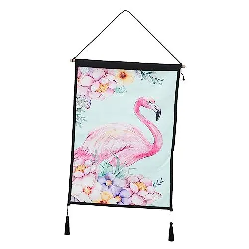 Produktbild: DECHOUS Wandteppich Mit Flamingo-muster – Wanddekoration Für Schlafzimmer Wohnzimmer Wohnheim