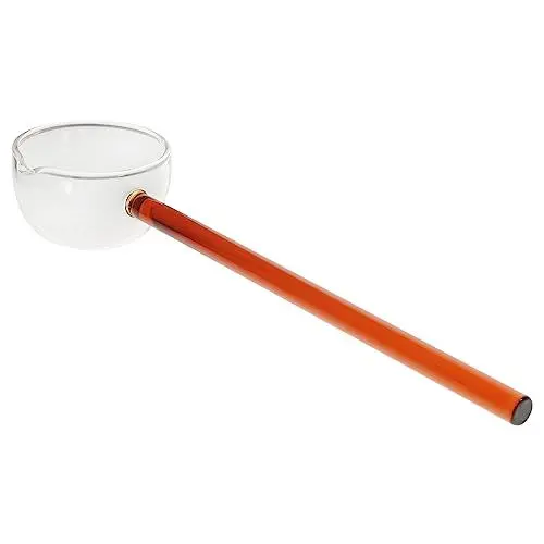 Produktbild: DECHOUS Glas Kelle Für Bowle Und Suppen - Kristall Servierkelle Mit Langem Griff - Ideal Für Saucen Und Dressings Elegante Glaskelle Für Küche Und Tischdeko