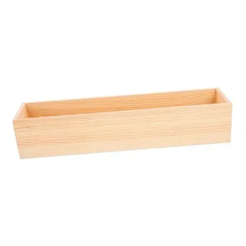 Produktbild: DECHOUS Holz-organizer-box Aufbewahrungsbehälter Bastelboxen Aufbewahrungslösung für Zuhause und Büro Leicht Tragbar