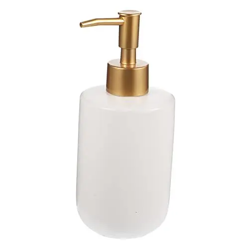 Produktbild: DECHOUS 420ml Keramik Pumpe Flaschen Hand Seife Dispenser Lotion Dispenser Bad Seife Set Nachfüllbar