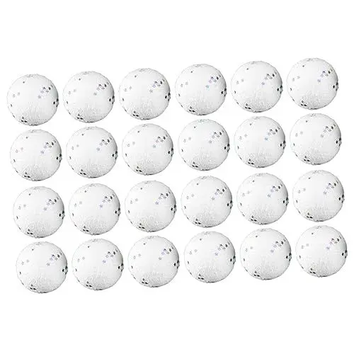 Produktbild: DECHOUS weihnachtsdeko Weihnachten partydekoration bombki choinkowe biale weihnachtsbaumkugeln weihnachtsbaumschmuck Kugelverzierungen dekorative Gegenstände schmücken