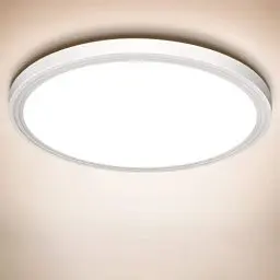 Produktbild: Deckenlampe LED Deckenleuchte Flach 18W - IP44 Badlampe, Weiß 4000K 1600LM Modern Ultra Dünn LED Badezimmer Lampe Decke Küchenlampe für Bad Flur Schlafzimmer Balkon Wohnzimmer Küche Keller Rund 22,3CM