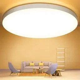 Produktbild: Deckenlampe LED Lampe Decke Deckenleuchte Flach Ø28cm 24W, 3000K, 2000LM, IP44 Wasserfest Rund Modern Schlicht Warmweiß Badlampe für Kinderzimmer/ Schlafzimme/Wohnzimmer/Küchenlampe/Badezimmer/Balkon