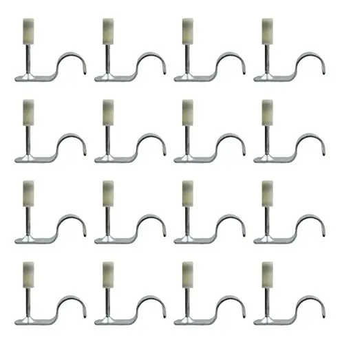 Produktbild: Deckenhaken, 100-teiliges Deckennagel-Set aus Legiertem Stahl, Professioneller, Verschleißfester Mini-Holzbearbeitungsnagel, Kompatibel mit Nagelpistolen, für (16 mm / 0,63 Zoll