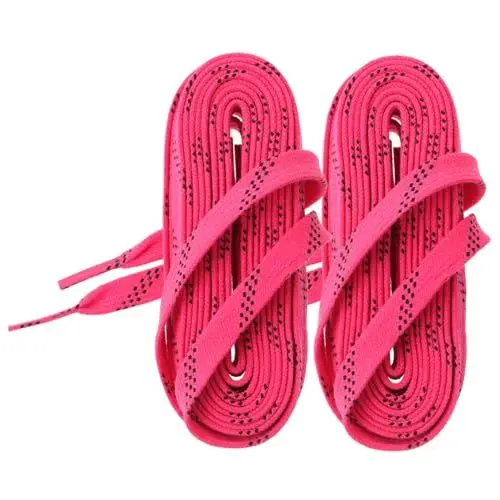 Produktbild: DECOMELODY Hockey Schnürsenkel Gewachstem Strapazierfähige Und Elastische Schlittschuh-schnürsenkel Für Eishockey Rollschuhe Und Sport-schuhe