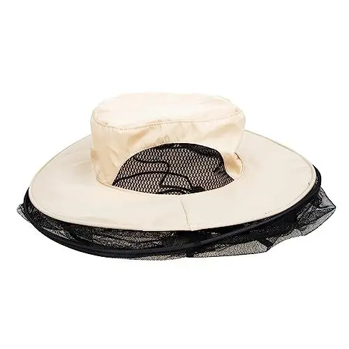 Produktbild: DECOMELODY Outdoor Angelmütze Mit Moskitoschutz Atmungsaktive Sonnenhut Für Angeln Wandern Und Gartenarbeit Kopfschutz Für Outdoor-aktivitäten