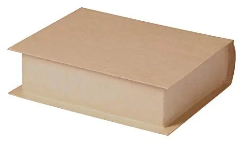 Produktbild: Décopatch BT070C - Box aus Pappmaché, Buchform, 22,5x18x6cm, 1 Stück, Braun