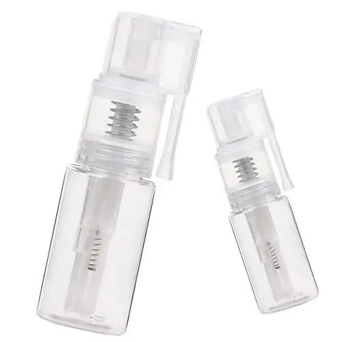 Produktbild: DECORNIJIA 2 Stück Transparente Sprayflaschen für Pulver Praktische Nachfüllbare Sprühflaschen für Kosmetik Pflanzenpflege Mundspülung