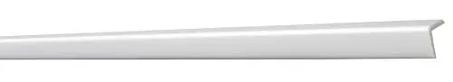 Produktbild: Decosa Winkelprofil WP20 - Edle Stuckleiste in Weiß - 5 Leisten à 2 m Länge = 10 m - Zierleiste aus Styropor 20 x 20 mm