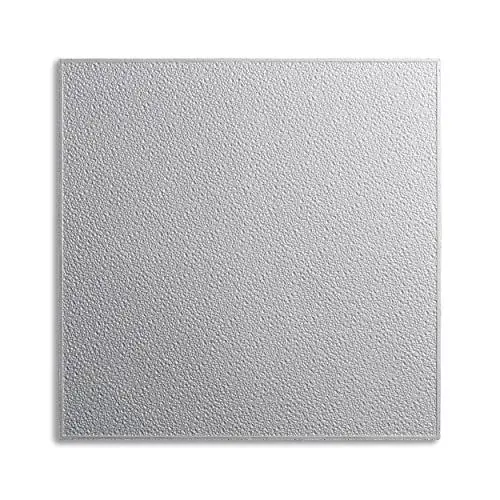 Produktbild: Decosa Deckenplatten TURIN - 80 Platten = 20 m2 - Edle Deckenpaneele weiß in Putz Optik - Dekor Paneele 50 x 50 cm aus Styropor - Decken Styroporpaneele