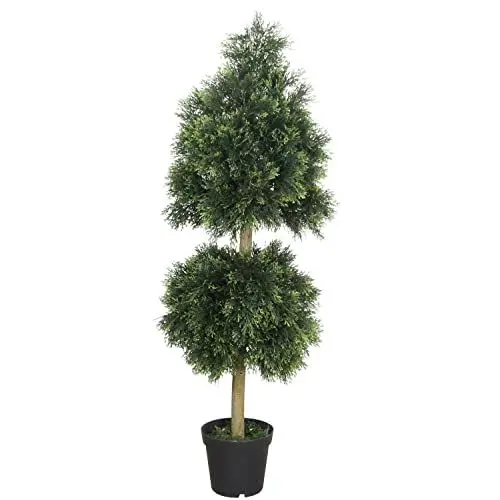 Produktbild: Zypresse Konifere Kunstpflanze Kunstbaum Deko Baum Künstliche Pflanze im Topf Künstlich Kunstpflanzen Innendekoration 160 cm Decovego