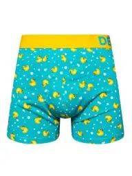 Produktbild: Dedoles Boxershorts Herren & Jungen Unterwäsche Trunks Baumwolle lustige Designs Dinosaurier Hamster Spiele Maulwurf Geschenk, Farbe Blau, Motiv Enten Unterhose, Gr. XL