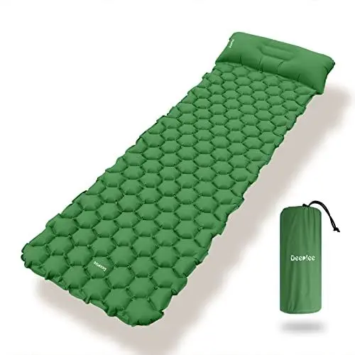 Produktbild: Deeplee Isomatte Camping Kleines Packmaß, Ultraleichte Isomatte Schlafmatte Outdoor,Feuchtigkeitsfes Matratze Aufblasbare Campingmatratze für Wandern,Backpacking,Reisen,Strand