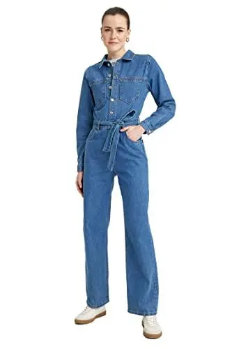 Produktbild: DeFacto Damen A0933ax Overalls, Blau, L EU
