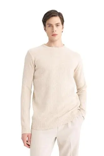Produktbild: DeFacto Herren Pullover - Stilvolle an Rollkragenpullover - Strickjacken & Strickpullover für Herren - Pullover und Strickjacken für jeden