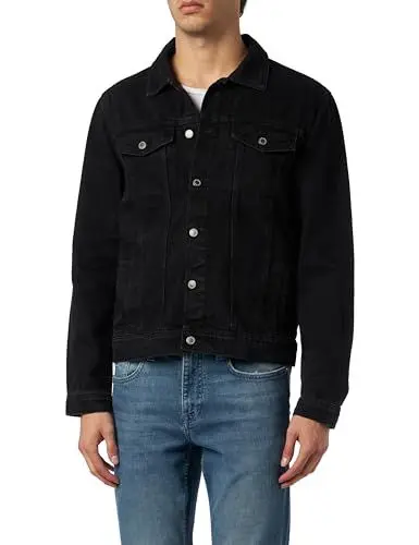 Produktbild: DeFacto Herren Z3379az Coat, Schwarz, S EU