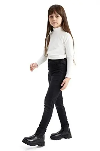 Produktbild: DeFacto Mädchen Z3971a6 Jeans, Anthracite, 11-12 Jahre EU