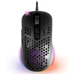 Produktbild: Defender Shepard GM-620L Gaming Maus mit Kabel, Computer Maus, Ergonomische Gaming Maus mit Seitentasten, PC Maus 5 Programmierbaren Tasten, RGB Led Computermaus, USB Maus 6 DPI-Einstellungen, Schwarz