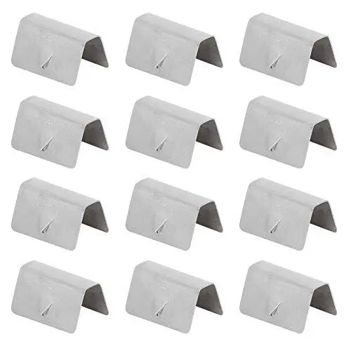 Produktbild: Deflektor Clips，Yctze 12Pcs Auto Wind Regen Deflektor Kanal Edelstahl Befestigungs Halteclips Ersatz für G3 für halteklammern,rain guard clips,windabweiser halter,heko windabweiser clips,wind rain def