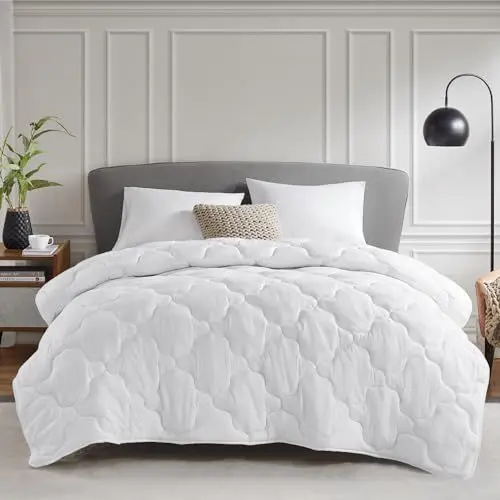 Produktbild: Degrees of Comfort Bettdecke 135x200 2er Set,350gsm 4 Jahreszeiten bettdecken&150gsm Sommerdecke, 500gsm für Winter, Atmungsaktive Steppdecke Schlafdecke Allergikergeeignet, Oeko-Tex Standard 100