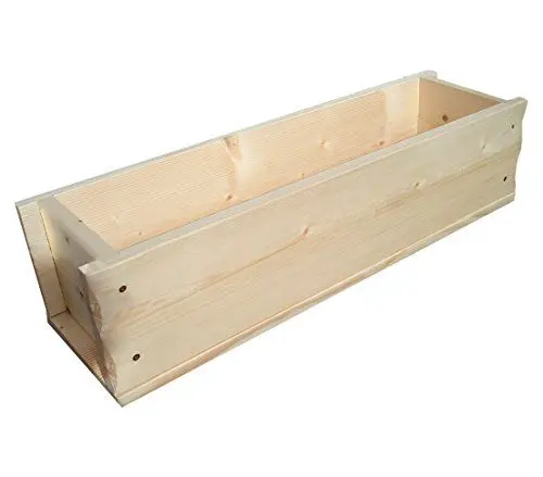 Produktbild: Dehner Blumenkasten, ca. 85 x 19 x 17 cm, Holz, natur, Braun