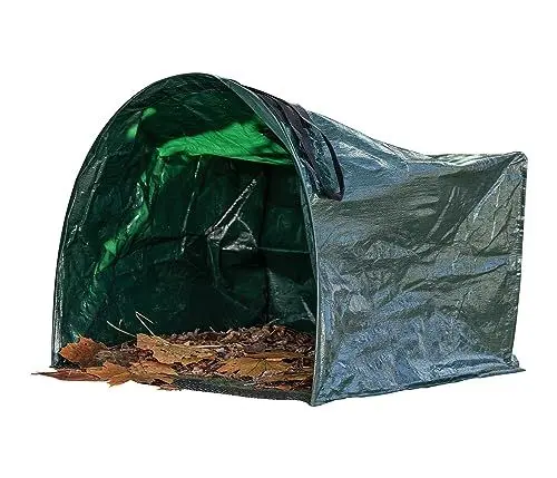 Produktbild: Dehner Gartensack Pop-Up Kehrkante, ca. 59 x 56 x 59 cm, Volumen 150 l, Polyethylen, grün