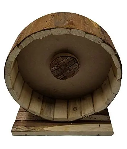 Produktbild: Dehner Nagerzubehör Holzlaufrad Shift, ca. 20 x 22.5 x 11.5 cm , Holz, natur