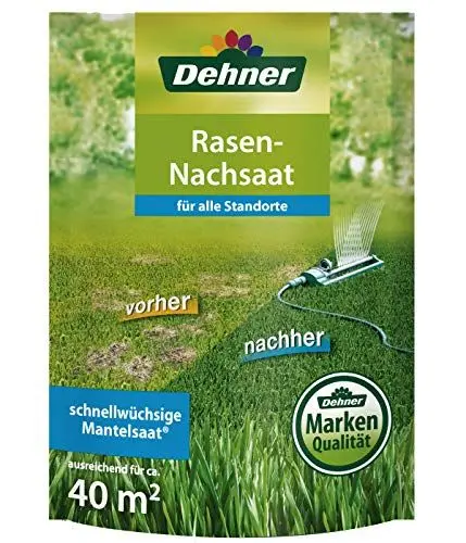 Produktbild: Dehner Rasen-Nachsaat, 0.55 kg, für ca. 40 qm