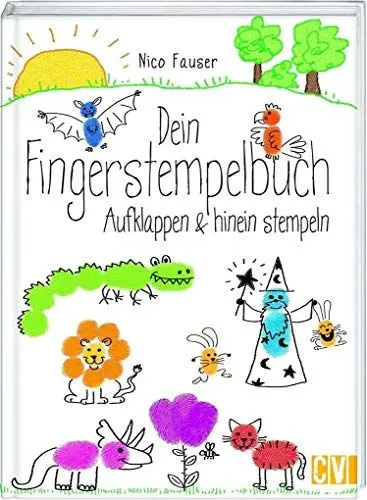 Produktbild: Dein Fingerstempelbuch: Aufklappen & hinein stempeln
