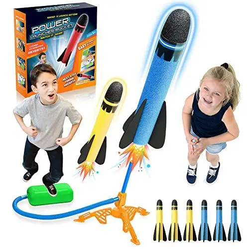 Produktbild: DejaNard Spielzeug ab 3-12 Jahre Junge, Outdoor Spielzeug 3 4 6-10 Jahre Rakete Spielzeug Weihnachten Geschenk für Kinder Gartenspielzeug Geschenk Mädchen 4-12 Jahre Geschenk Junge 3-12 Jahre