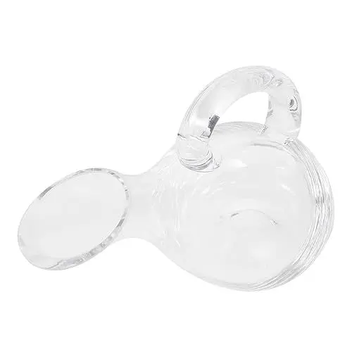 Produktbild: Dekanter Aus Glas Weinkaraffen Mit Griff Kanne Wasserflasche Cocktailspender Gebaute Wasserflasche Likörteiler Handlicher Weindekanter Behälter Für Weindekanter Transparent PRETYZOOM