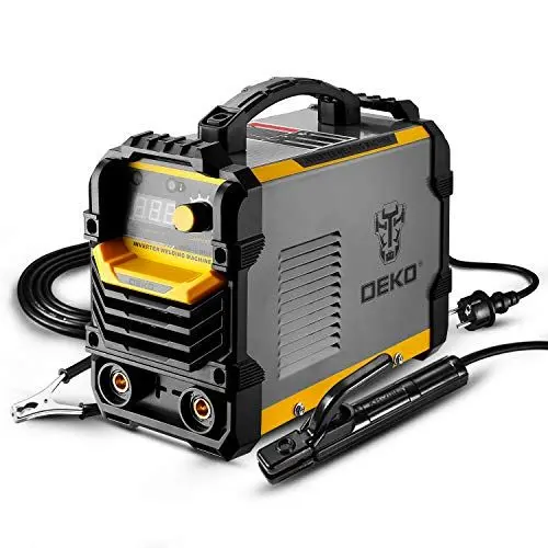 Produktbild: DEKO Schweißer 220V MMA 250A ARC Schweißer Elektrodenhalter, Arbeitsklemme, Eingangsnetzadapterkabel