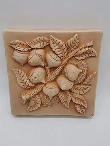 Produktbild: Deko Wandbilder -Früchte- Birnen, Limonen aus italienischem Terrakotta mit verschiedenen Motiven -frostfest und witterungsbeständig- 