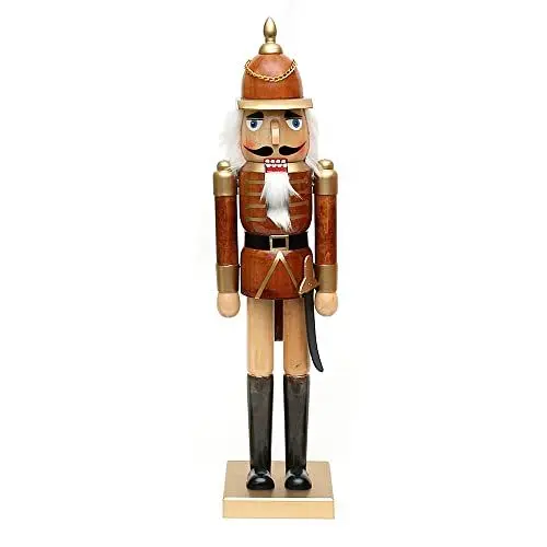 Produktbild: Dekohelden24 Wunderschöner Nussknacker Soldat, in braun, ca. 50 cm