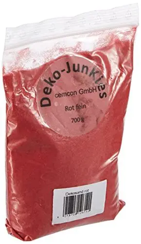 Produktbild: Deko-JunKies Dekosand Bastelsand Quarzsand fein (Rot)