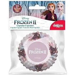 Produktbild: Dekora - Frozen II Backformen Set - Muffin und Cupcake Formen Papier - 25 Stück