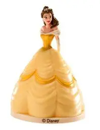 Produktbild: dekora - Disney Prinzessin Belle Tortenfigur - 8,5 cm, 347107, mehrfarbig, 9 cm