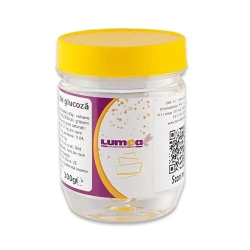 Produktbild: Dekozauber24 Glukosesirup, flüssig, 300g, essbar, zum Backen, Bonbonsirup Glukose Backsirup