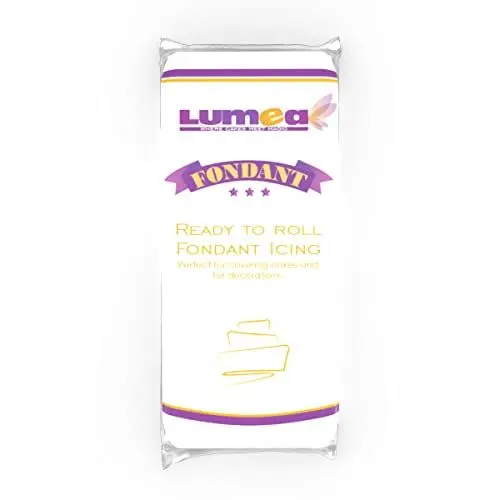 Produktbild: Dekozauber24 Premium Fondant weiß, 1kg, für Torten, Kuchen und Figuren, glutenfrei, weißer Rollfondant zum Ausrollen, weich und biegsam, essbare Tortendeko weiss