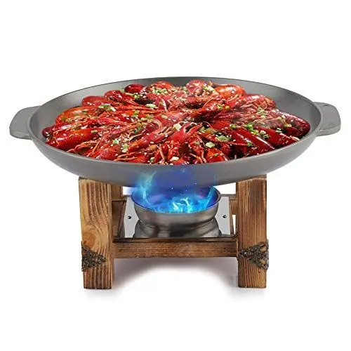 Produktbild: Delaman Grillplatte Antihaft Grillpfanne Grillspieße Chafing Dish Party Buffet Kochgeschirr