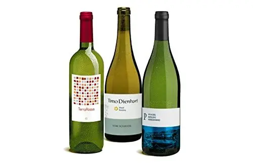 Produktbild: DELINAT – Weinpaket Best of Riesling, Probierpaket aus den Weinregionen Mosel, Pfalz, Rheinhessen, vegan, 3 Fl. Biowein à 0.75 l