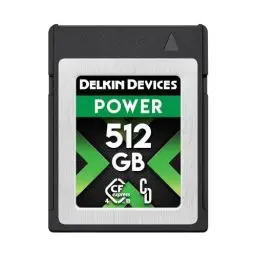 Produktbild: Delkin Power Speicherkarte, CFexpress Typ B 4.0 für Digitalkameras, ideal für Express-Übertragung von Bildern und Videos zur Speicherung, Speicherkartenspeicher (512 GB)