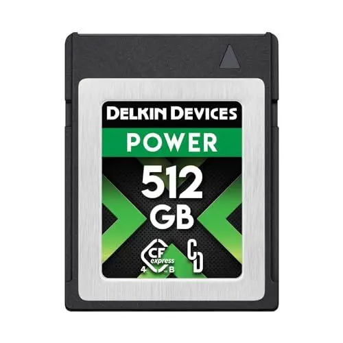 Produktbild: Delkin Power Speicherkarte, CFexpress Typ B 4.0 für Digitalkameras, ideal für Express-Übertragung von Bildern und Videos zur Speicherung, Speicherkartenspeicher (512 GB)