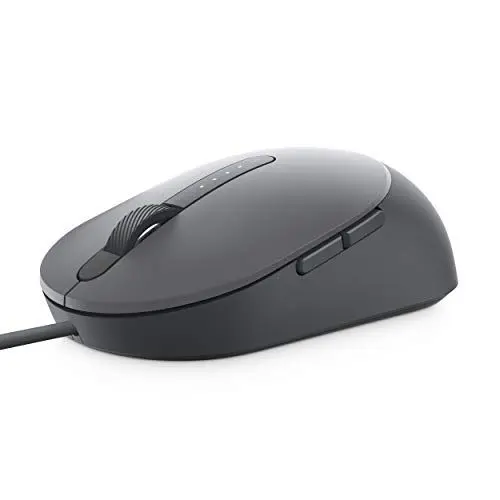 Produktbild: Dell Laser-Maus mit Kabel – MS3220 Titan Gray